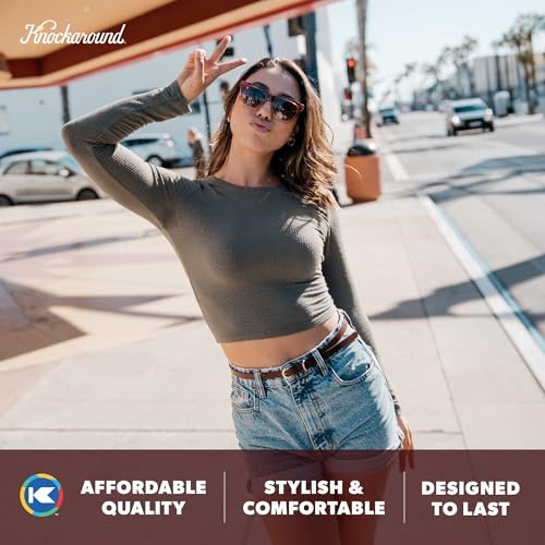Image of Knockaround Trendy Polarized Sunglasses for Women - UV400 Protection