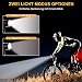 LED Fahrradlicht Set, Fahrradlampe Fahrradbeleuchtung STVZO Zugelassen Wasserdicht USB-Aufladung...