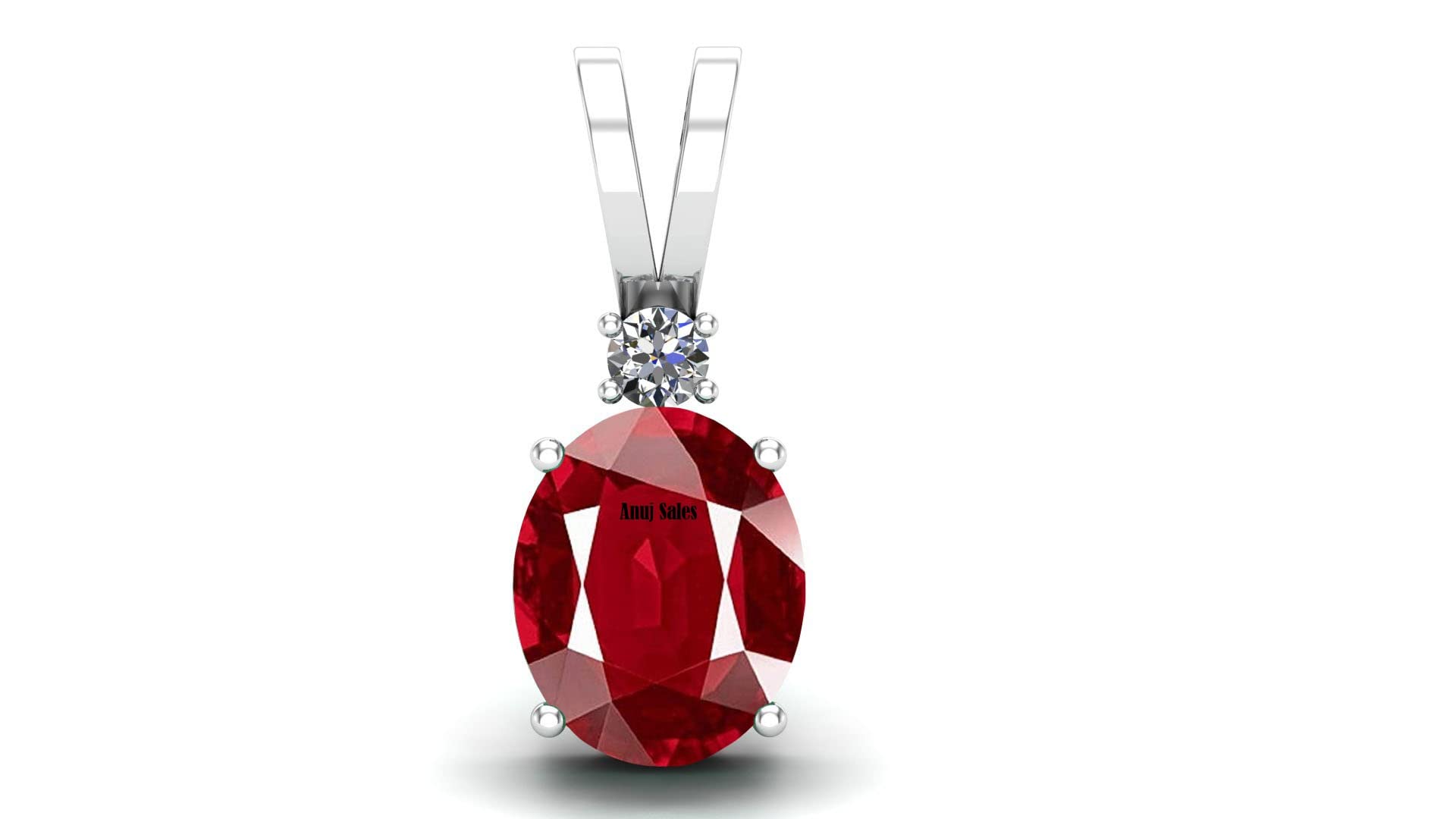 Certified Deluxe Quality Natural 8.25 Ratti 7.23 Carat Natural Ruby Manik Ashtadhatu Silver Plated Pendant/Locket Gemstone by Lab Certified(Top AAA+) Quality for Women's and Men's-image-38
