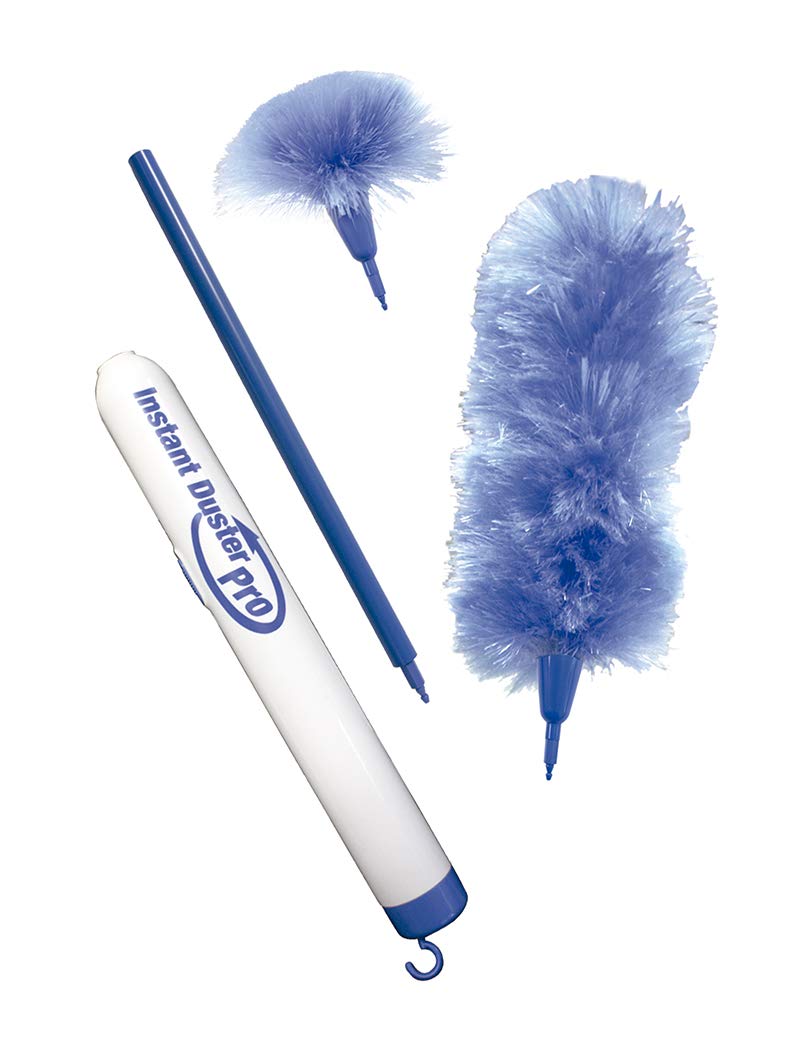 Vileda Flex & Catch Kit De Dépoussiérage Robuste Avec 15 Recharges De Plumeau Jetables | Poignée Extensible De 91 Cm Avec Crochet De Sécurité | Piège 3 Fois Plus De Poussière Que