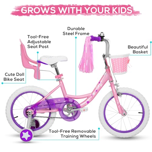 WEIZE 16 Inch Kids Bike with Wheels