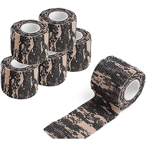 Cinta Autoadhesiva de Camuflaje Ariycaz, 5-Pack Cover