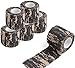 Ariycaz Camo Wrap Tape, Nastro Mimetico invisibileper Militare, Benda Autoadesiva coesive, Bendaggio Elastico Adatto per Campeggio all'aperto, Fotografia, Caccia, 5-Pack