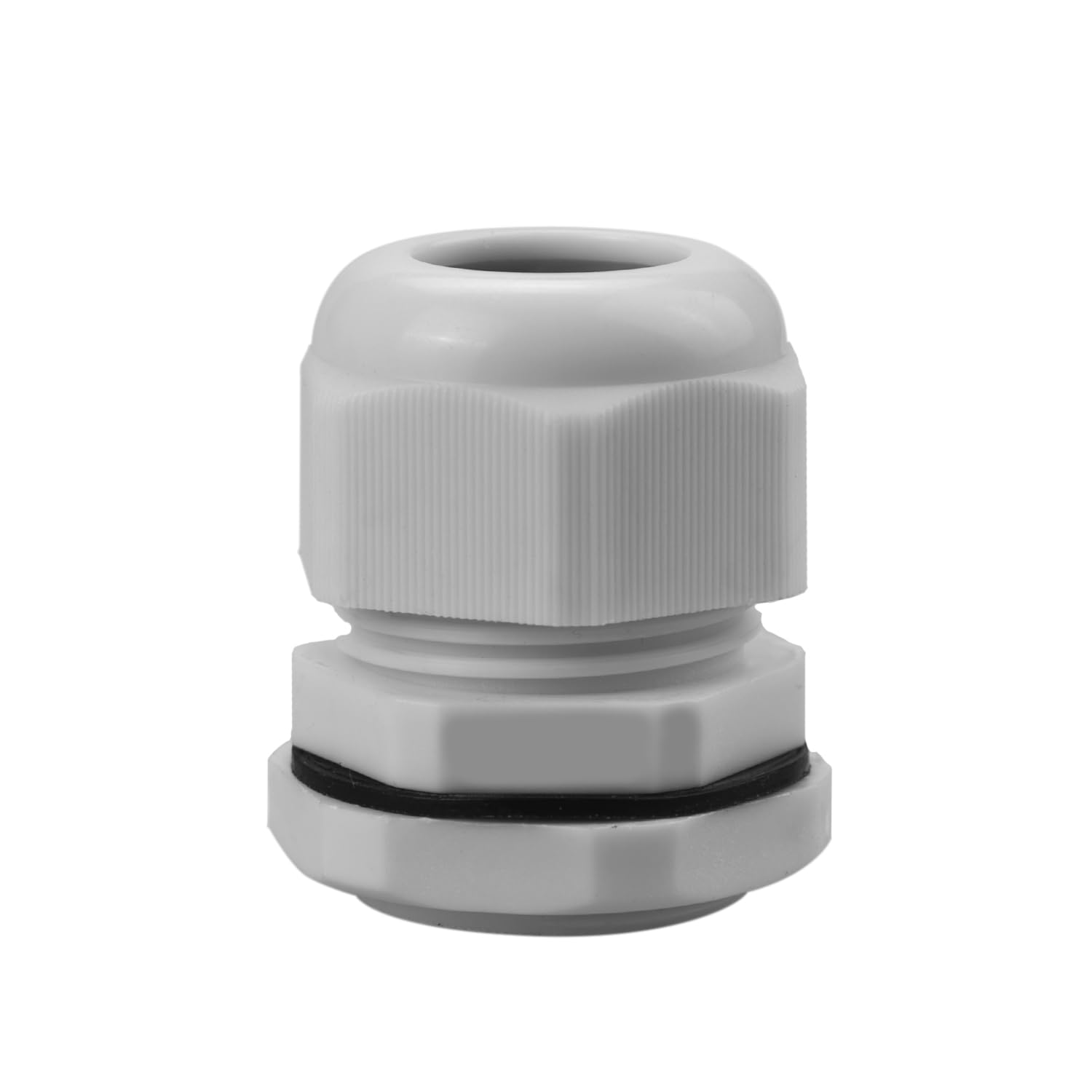 TOPELENPT 3/4” Cable Gland Connector Cord Grip Plastic Nylon Waterproof Wire Protectors (NPT 3/4" 6PCS, White)