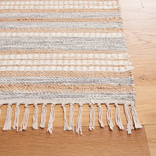 Tapete SAFAVIEH Kilim 8x10 Natural y Gris miniatura 5