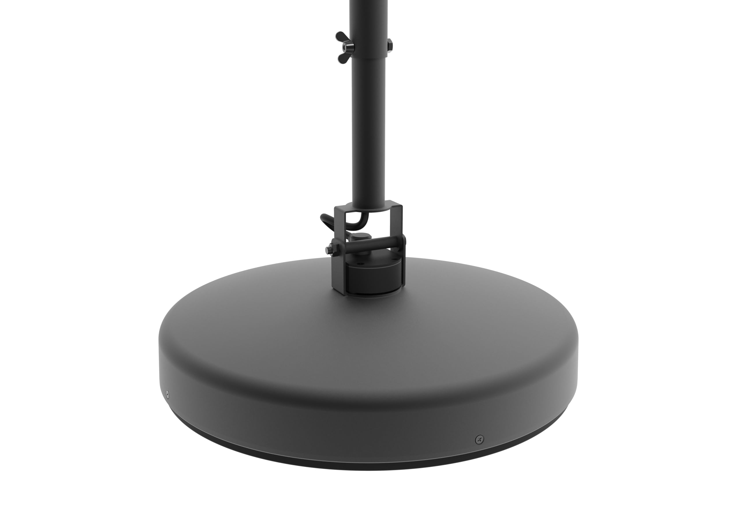 Promiennik sufitowy, rura węglowa 2000 W, 3 stopnie ogrzewania, pilot zdalnego sterowania, IP65, odporny na warunki atmosferyczne, regulacja wysokości 51-66 cm, Ø 44 cm