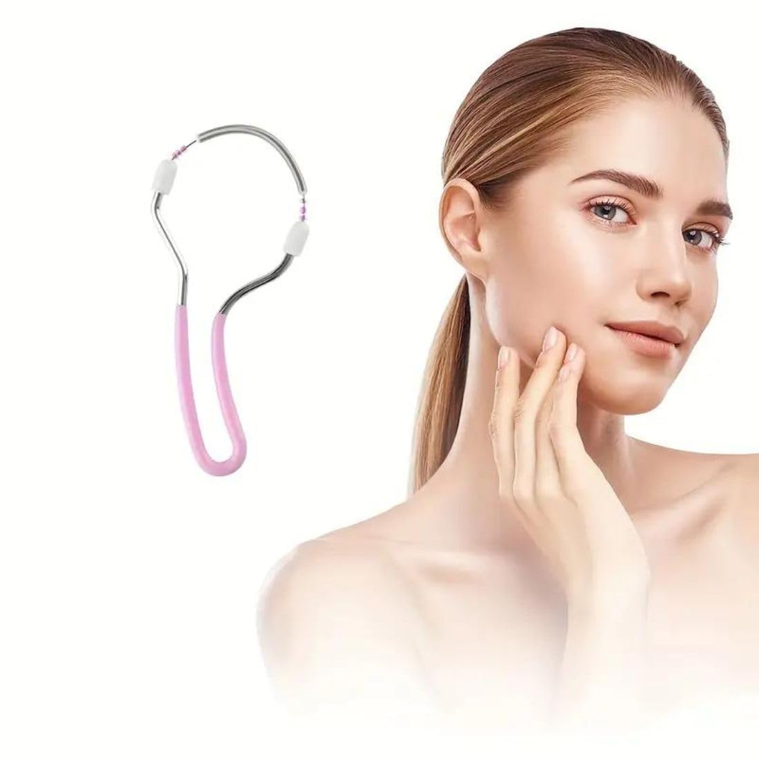 Facial Hair Remover Spring for Women Upper Lip 2 Piece | Gentle Hair Removal from the Root-image-5