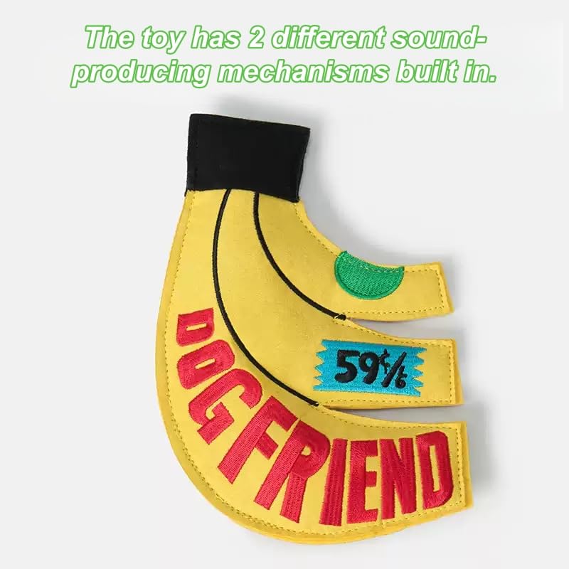 Juguete Squeaky Banana Flying Disc para Perros Medianos y Grandes miniatura 6