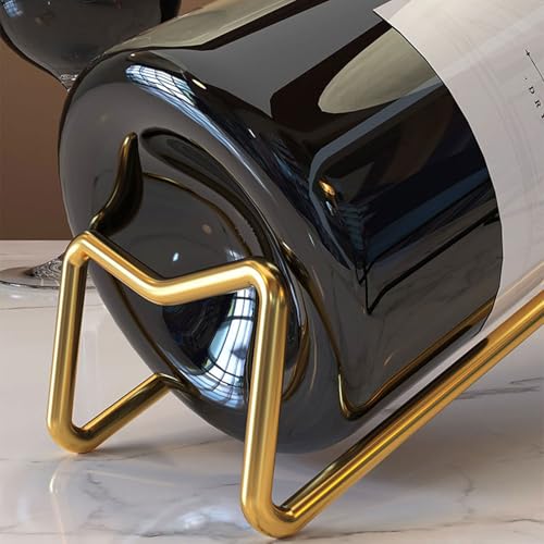 Soporte para Botellas de Vino en Hierro Sólido Blanco miniatura 5
