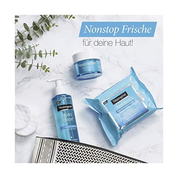 Neutrogena Hydro Boost Aqua Intensivpflege (50 ml), aufbauende Feuchtigkeitscreme und Gesichtspflege Creme, ölfrei – Bild 6