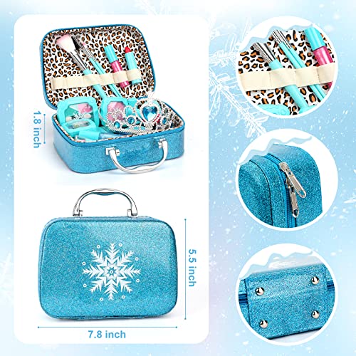 Flybay Kids Makeup Kit For Girl,Washable Real Frozen Make Up Kit, Girl Toys For 4 5 6 7 8 9 Years Old Girl #TOP1