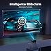【Autofokus Beamer mit 360° Drehbarem Ständer】Mini Beamer 4K Unterstützt, 20000L Native 1080P WiFi6 Bluetooth Beamer, 50% Zoom Videoprojektor Heimkino 300'' Display, Kompatibel mit TV Stick/Smartphone