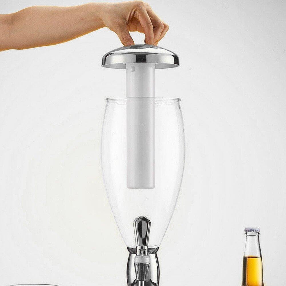 Dispensador De Bebidas con Columna Brillante, Dispensador De Cerveza De Forma Única, Torre De Cerveza Versátil, Suministros para Fiestas para Restaurante, Hotel, Bar