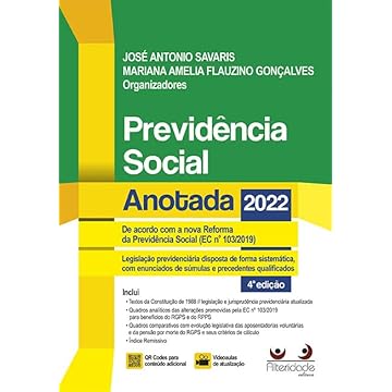 Capa do livro Previdência Social Anotada – 4ª edição – 2022
