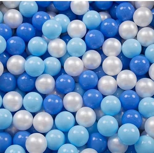 プールおもちゃ:カラフルなマカロン型のオーシャンボール Tasydi ベビープレイグラウンド、室内用おもちゃ、無臭、子供用プレイグラウンド用、収納ネットカバー付き、厚みのあるボール、100個入り、5/7cm (7,D)