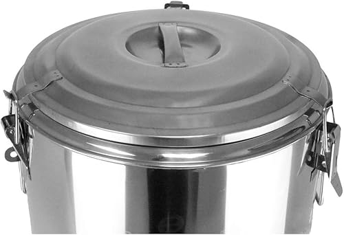 Miniatura 3 de Olla de acero inoxidable de 36 cuartos de galón térmica con dispensador comercial, olla de 19 pulgadas de alto x 16 pulgadas de profundidad,