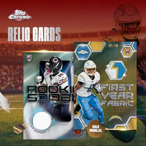 Image of 2025 Topps Chrome Football - Factory Sealed - Mega Box