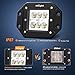 Nilight - NI23C-18W 2PCS 18W Flood LED Work Light Driving Lights Led Light Bar Off Road Led Lights Flush Mount for Jeep Truck Tacoma Bumper ATV UTV,2 Years Warranty