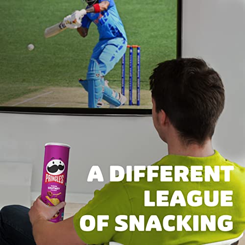 Image of Kellogg's Pringles Salted Fusion Chutney, Each 107 Gm (Pack Of 2)