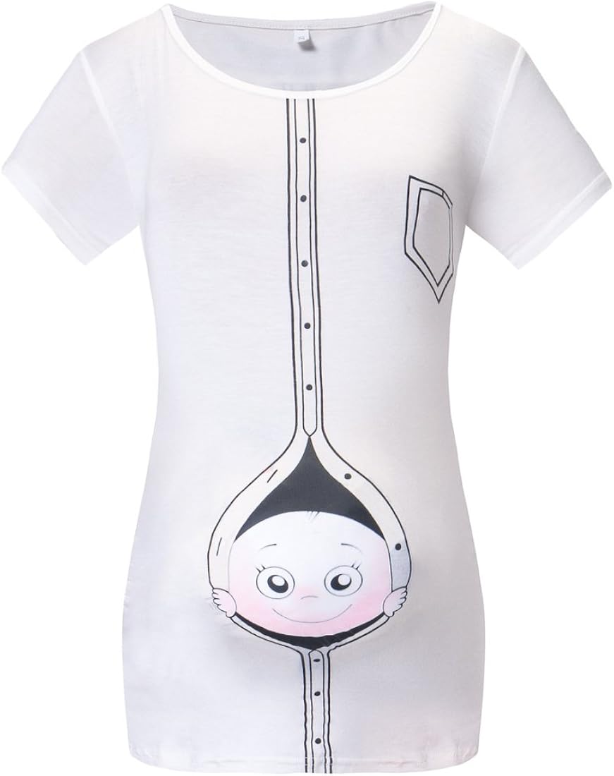 Amazon Superwcz Tシャツ 半袖 ストレッチ素材 産前 産後 妊婦服 おもしろ 可愛い デザイン ゆったり トップス カットソー 大きいサイズ Size L ホワイト セーター 通販 Amazon Superwcz Tシャツ 半袖 ストレッチ素材 産前 産後 妊婦服 おもしろ 可愛い デザイン ゆったり トップス カットソー 大きいサイズ Size L ホワイト セーター 通販