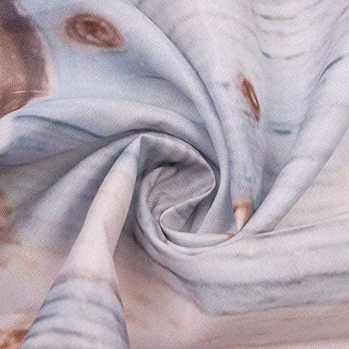 Miniatura 2 de Accssoey Cortina de ducha de mármol, cortinas de ducha para decoración moderna de baño, juego de cortina de ducha de tela impermeable simple y