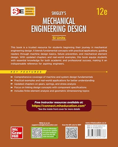 Image of Shigley's Mechanical Engineering Design | SI Units | 12th Edition | J. Keith Nisbett & Richard G. Budynas