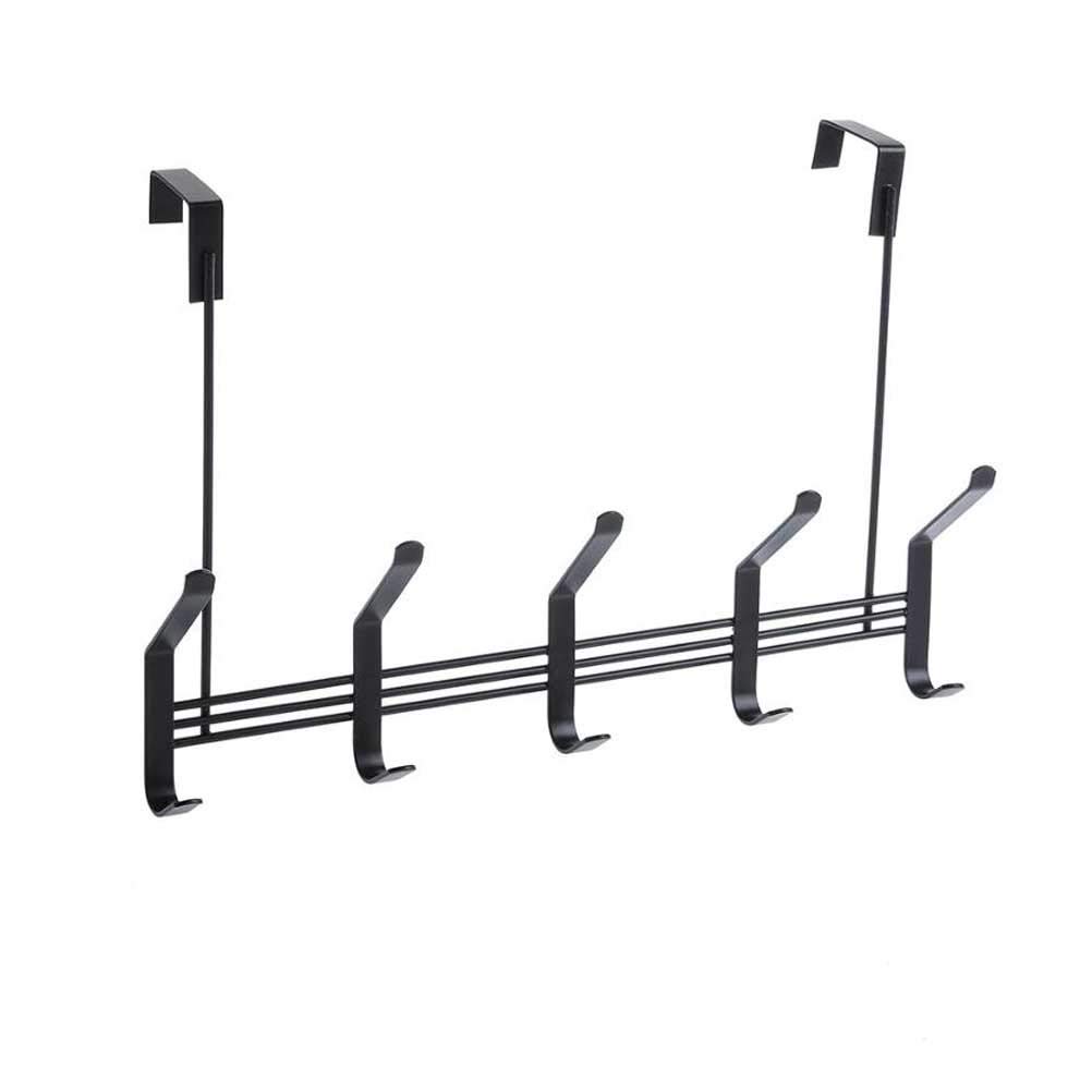 ISCBAFYX Perchero Ganchos De Puerta De Hierro para Ropa Colgador De Puerta Colgador De Bolsas para Sombreros Estantes De Pared Gancho para Toallas Estante De Tela Corbata Bufanda Llave Estante De