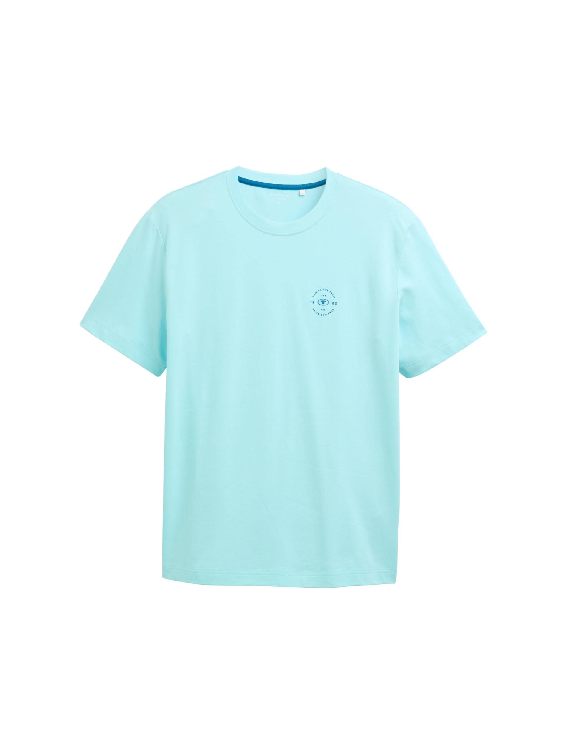 TOM TAILOR Men's T-Shirt, 34921 - Caribbean Turquoise, S