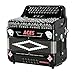 Hohner ACES II 34-Button Accordion with 3 Registers, Black, GCF