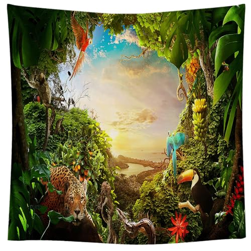 Fondo fotográfico 8x8 pies Jungle Safari para estudio miniatura 6
