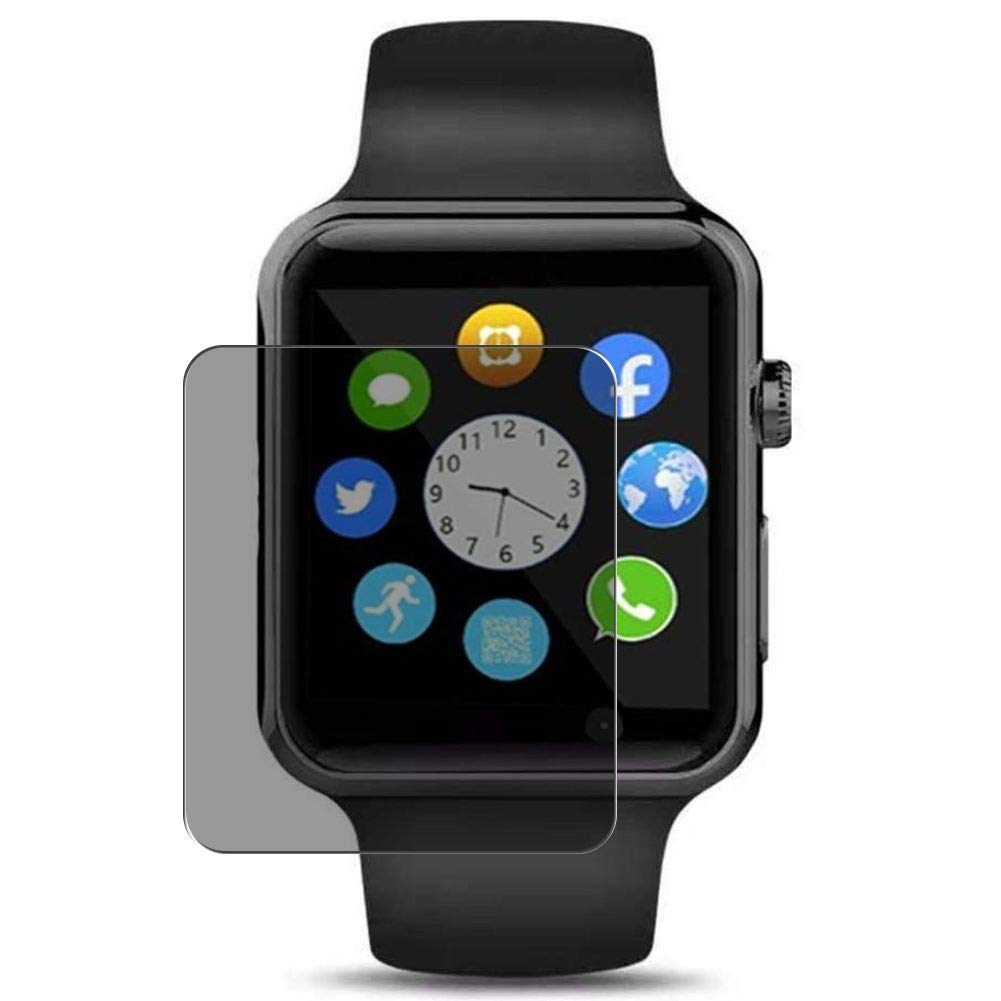 VaxsonAnti Spy Screen Protector Compatible with Amazqi 1.54 Inch SmartWatch, Screen Protector Privacy Protect [Not Tempered Glass] Privacy Screen Protector