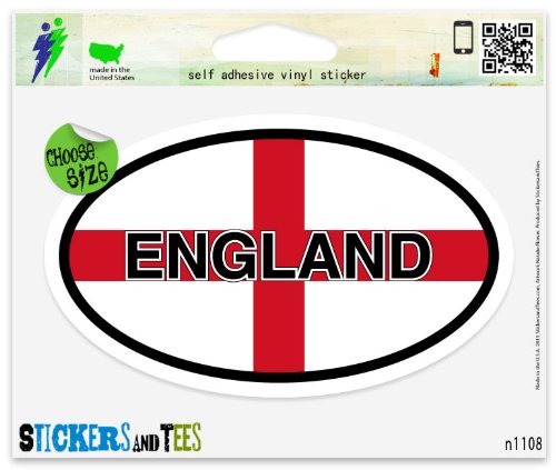 GB - Great Britain Oval Flag Sticker Self Adhesive Vinyl United - Foto 2