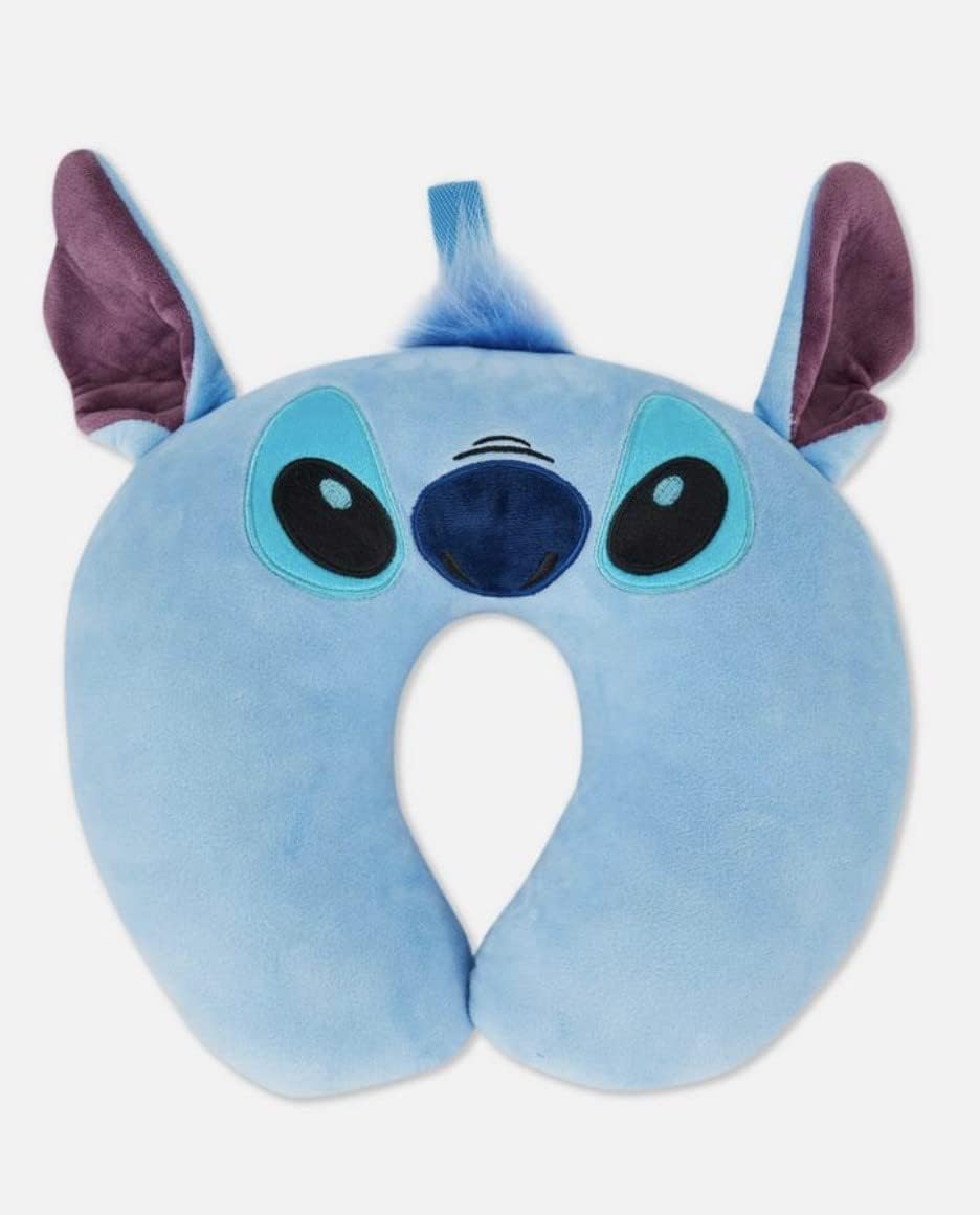 sufe New Disney Stitch Blue Neck Rest Travel Pillow Neck Support Pillow Cushion Holiday Primark