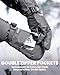 OutdoorMaster 3-Finger Ski Gloves for Women & Men, Waterproof & Windproof Ski Mittens, Winter Warm Snowboarding Gloves with Double-Pocket