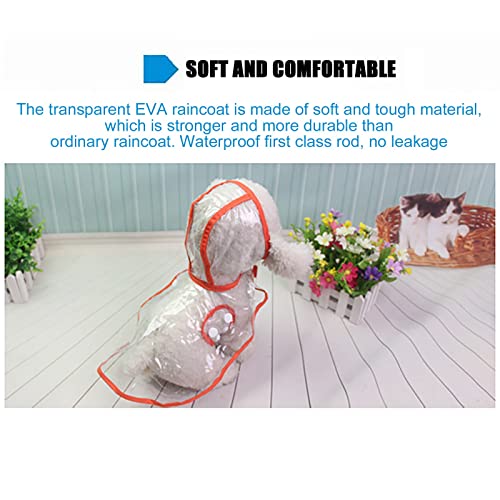 Hood For Dogs Orange Summer Spring Dog Boy Girl Chihuahua Yorkies Puppy Outfits Summer Beach Apparel And Teddy Small Pet Raincoat #TOP2