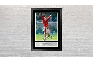 David Beckham Manchester United Iconic Goal Reproductions Print