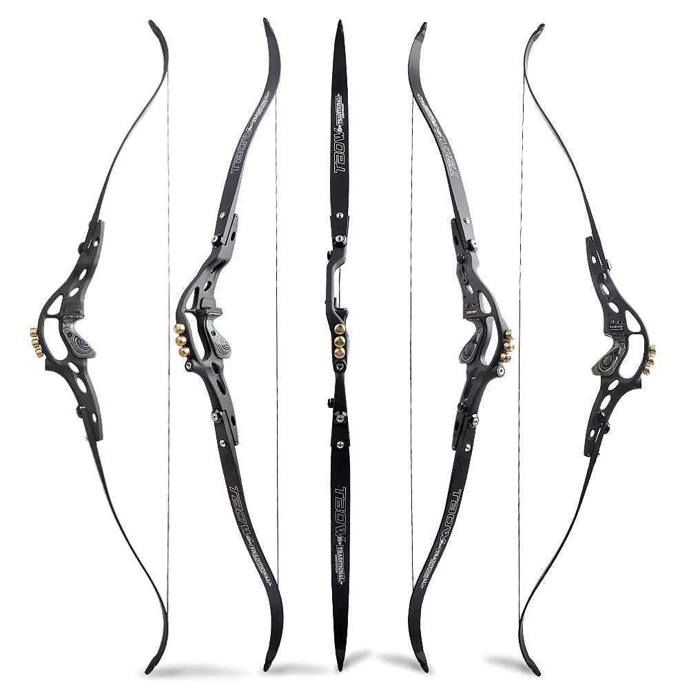 Branches D'arc Recurve ILF AMEYXGS – 20-65lbs, Noir, Pour Chasse Et Cible