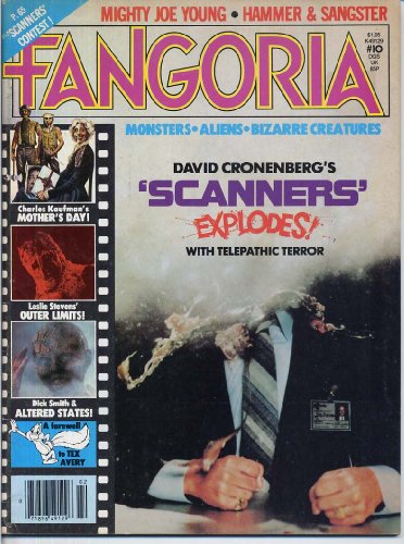 Fangoria Magazine 10 SCANNERS Mighty Joe Young RAY HARRYHAUSEN Dick Smith Makeup TEX