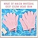 Didaey 104 Pcs Exfoliating Glove Bulk Shower Gloves with Hanging Loop Exfoliating Body Scrubber Dead Skin Remover for Body Bath Beauty Spa Massage Scrubs Men Women Bathing (Pink)