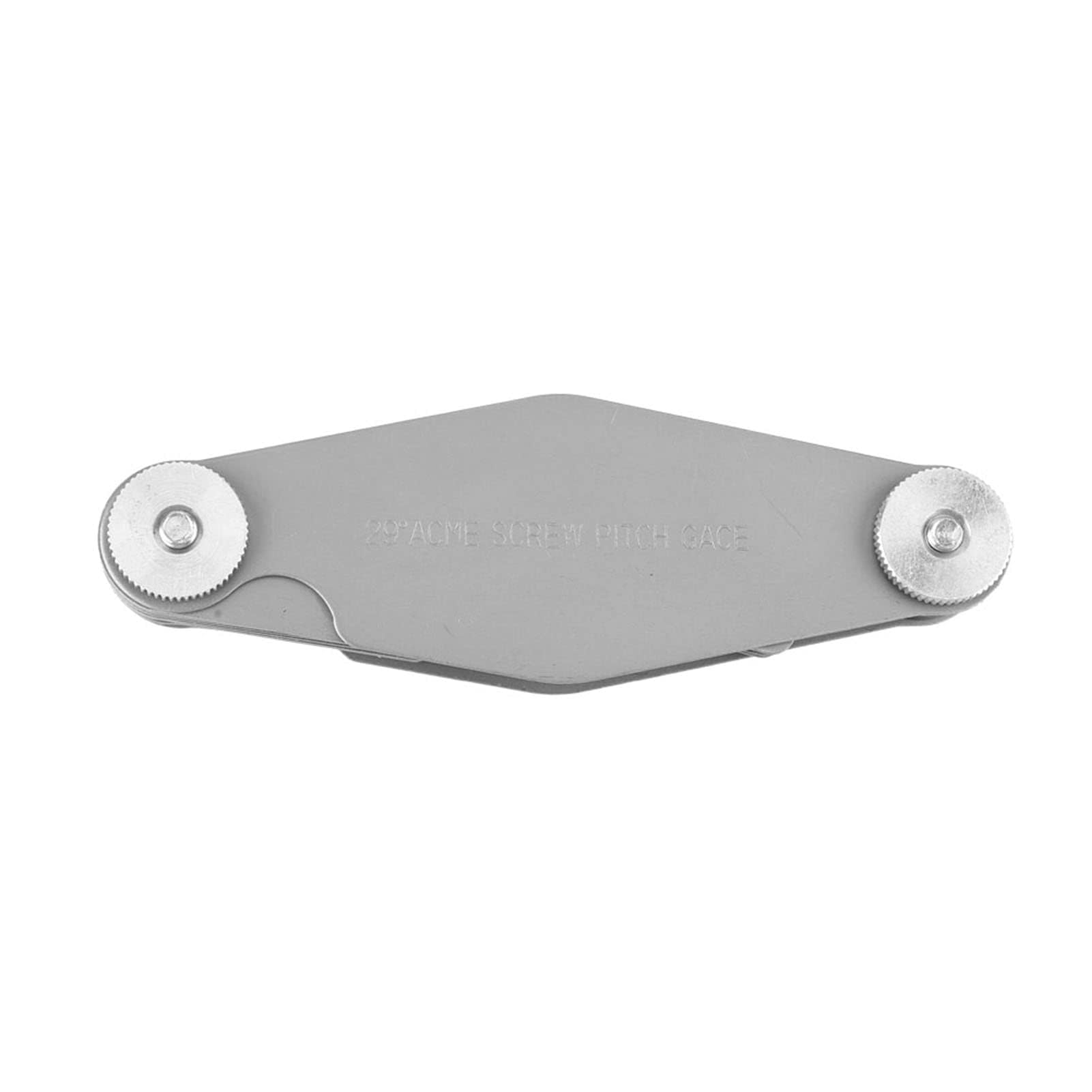 Jauge de Filetage en T Jauge de Pas de Filetage Whitworth Acme, Jauge de Pas de Vis Acme Jauge de Pas de Vis Jauge de Coupe de Pas Outil de Mesure (Gabarit de filetage en T à 29 degrés)
