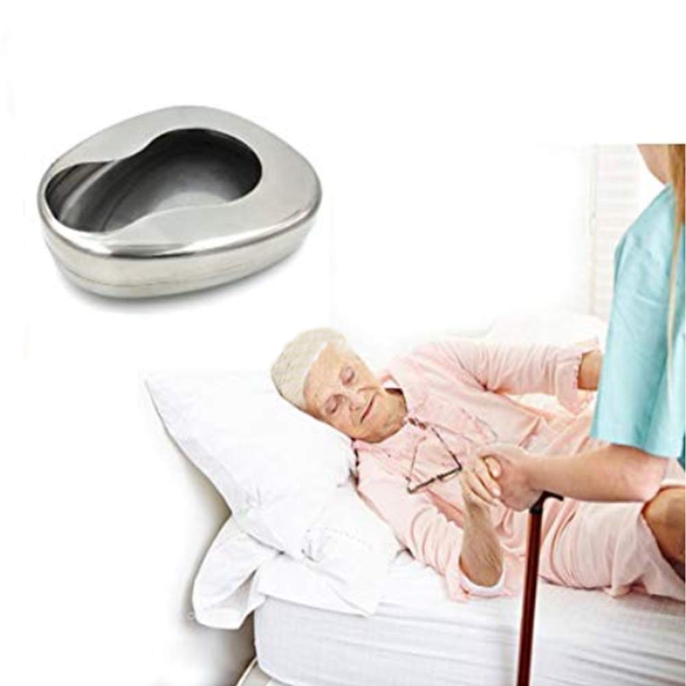 Cuartos de cama de acero inoxidable con tapa Firme Grueso Estable Hizo de cama Trabajo pesado Suave Ajustado para el paciente femenino atado por la cama Cuidado personal