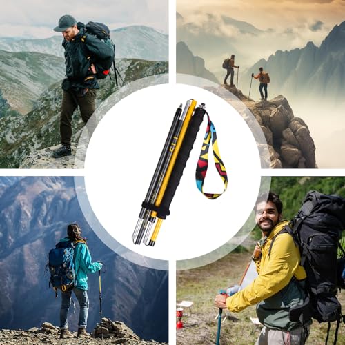 Bâton portable rétractable léger pour vos sessions de course à pied et activités extérieures