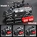 ENHANA SWAT 4 in 1 Armored Vehicle Building Block Military Vehicle with 6 Army Figures Building Toys for Age 8-12, Army Car Model Toys Gifts for Kids