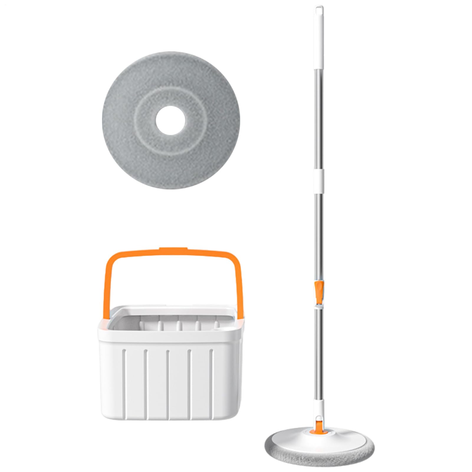 Set de Fregona con Cubo y Escurridor De Fregado Húmedo Para Madera Ventanas | Mopa Para Suelo De Madera Dura Lavaparedes En Seco Y Agua: Hogar Comercial Industrial