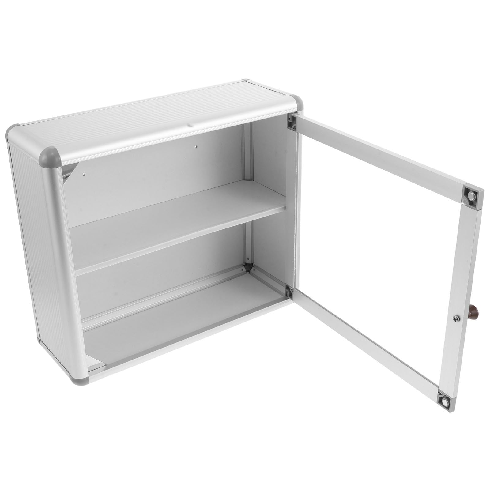 Botiquín de Pared Plata para Suministros Médicos Diseño Ahorrador de Espacio y Fácil Instalación, Organizador Adecuado para Baño y Hogar