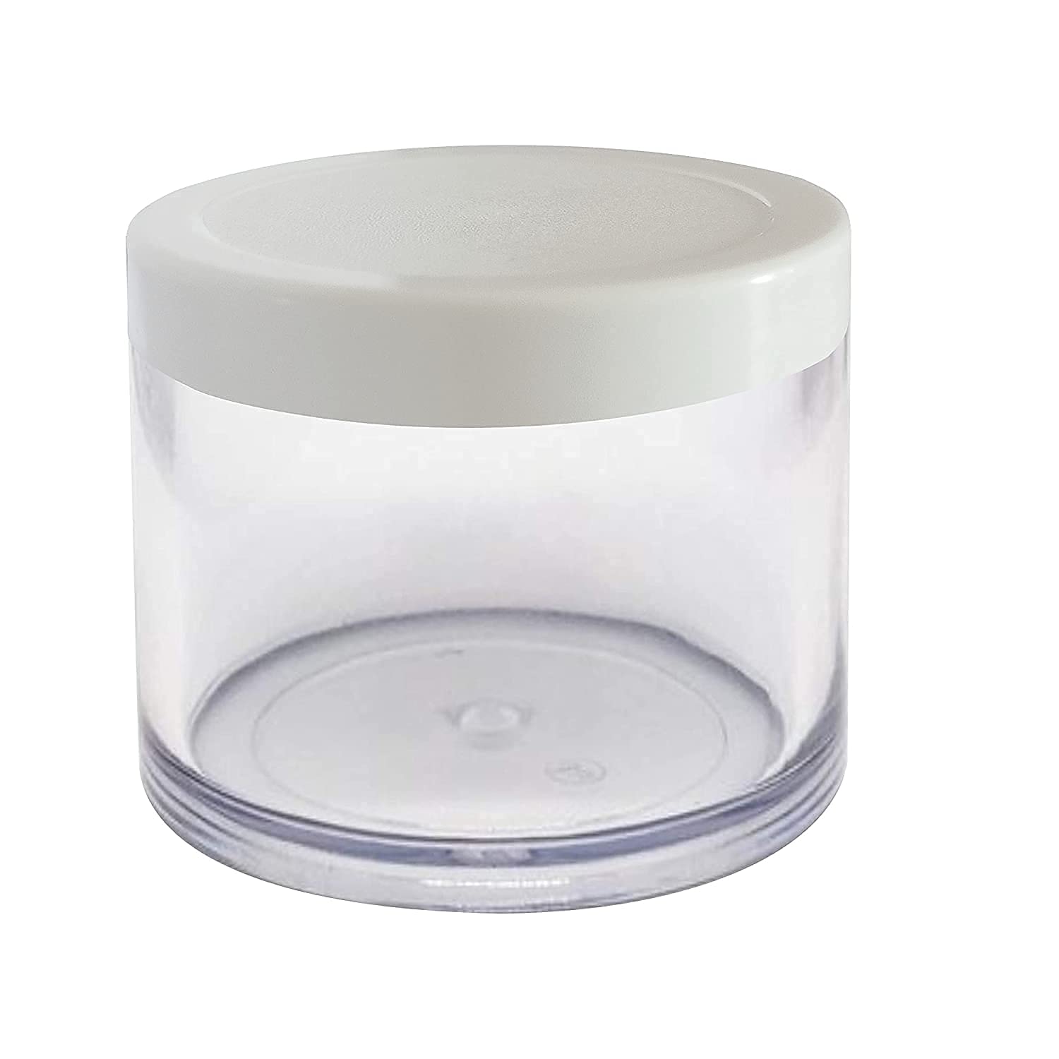 JARBAZAAR [ SUPERSAVER WHOLESALE Pack of 24 PCS] 100 Gram Acrylic Cosmetic JAR for Body Butters, Creams, LIPBALM and Scrubs, Cosmetic Grade Travel Friendly JAR-image-19