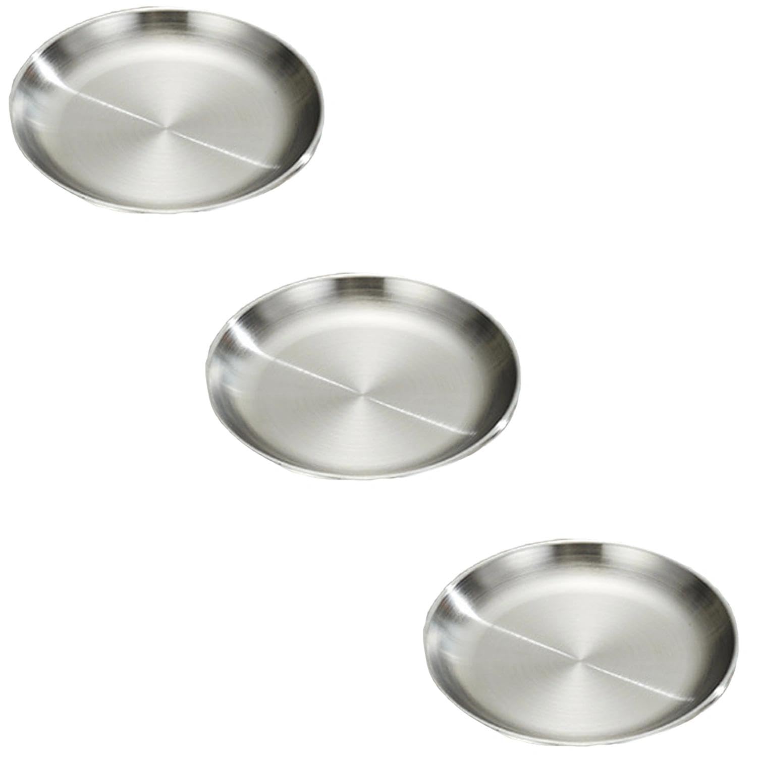 3 Cuencos para Gatos de Acero Inoxidable - Platos Bajos Anti-Fatiga de Bigotes - Recipientes Anchors para Comida Seca y Agua - Diseño Cómodo para Mascotas Pequeñas.