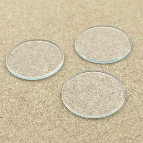 Lentes de vidrio para reparar linternas con lentes dañadas o rayadas juego de 6 piezas redondas