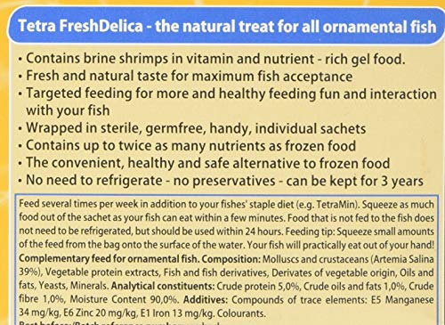Tetra Delica Shrimp Aquarium Pond Fish Food 59925/2204 g - Afbeelding 6