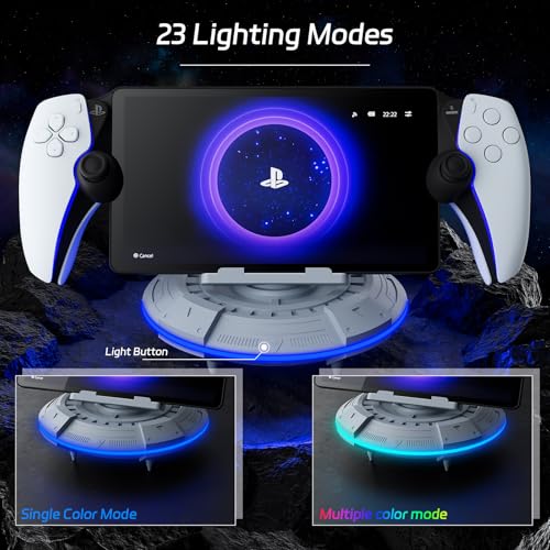 image for Hosanwell PS Portal Charging Dock, 23 RGB Lighting Modes, 3 Hours Fast